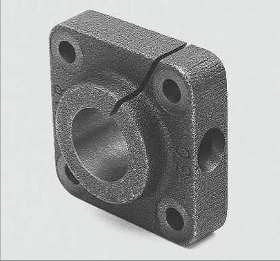 cast iron flanged linear bearing shaft end supports FH56