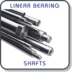 Shafts for linear bearings
