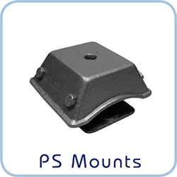 PS cast vibration mount