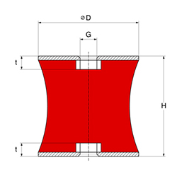 female-female buffer stainless steel