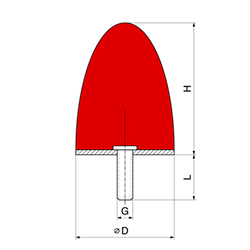 conical bump stop