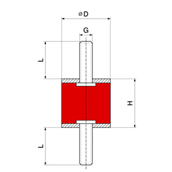 male-male bobbins stainless steel