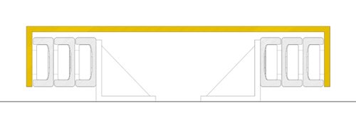 3 stage mast cantilever section