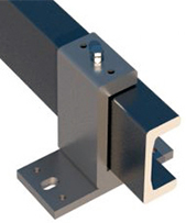 Flanged mounting clamp