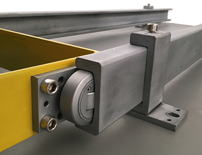 corrosion resistant combined roller bearings with stainless steel rails