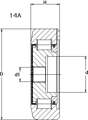 14A mast bearing