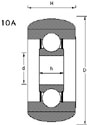 10A mast bearing