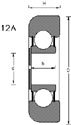 12A mast bearing