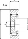 14A mast bearing