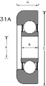 31A mast bearing