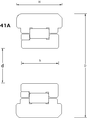 mast roller bearing type 41A