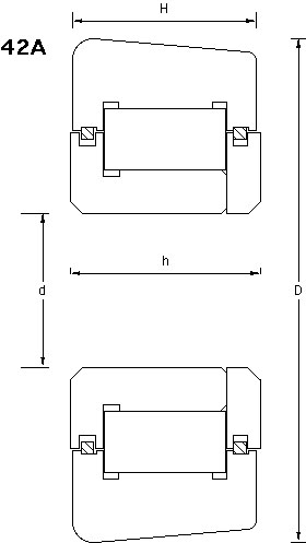 tapered mast bearing 42A