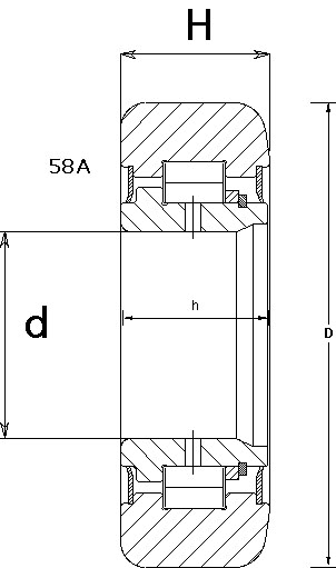 mast bearing type 58A