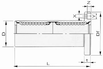 LMEKL linear ball bushing