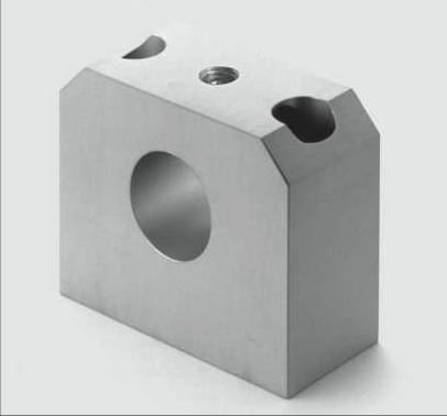 aluminium end support for linear shafts
