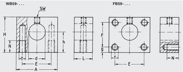 stainless steel shaft support