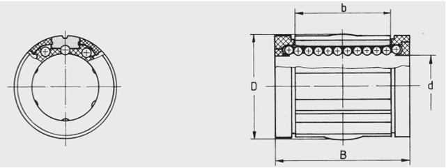 SK70 linear bearing