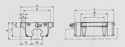 CFHa carriage linear motion guidance