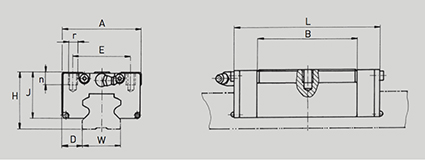 CKKa carriage linear motion guidance