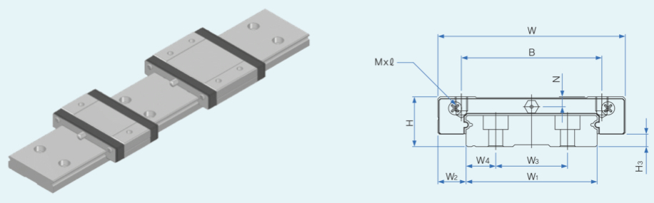 drawing of TM linear carriage