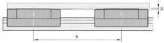 parallelism along the length of profiled rail