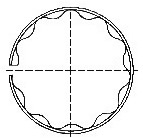 AN tolerance ring in plan