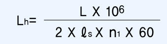 Lifetime calculation for linear guides