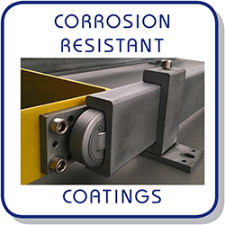 Corrosion Resistant Coatings for Combined Roller Bearings and Rails