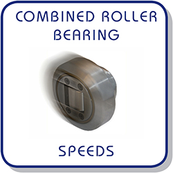 Speed Limits for Combined Roller Bearings and Rails