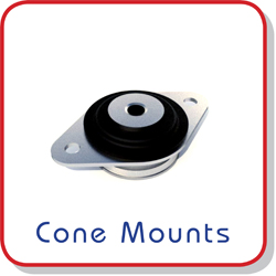 anti-vibration megi cone mount
