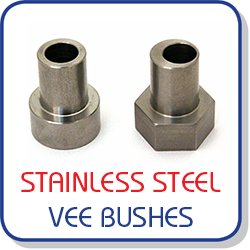Stainless steel bushes for vee bearings