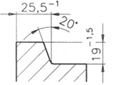 fork hanger bar profile