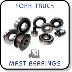 fork truck mast bearings