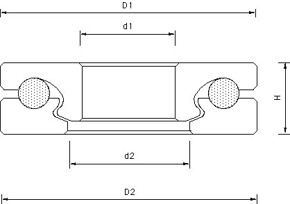 axial plastic bearing