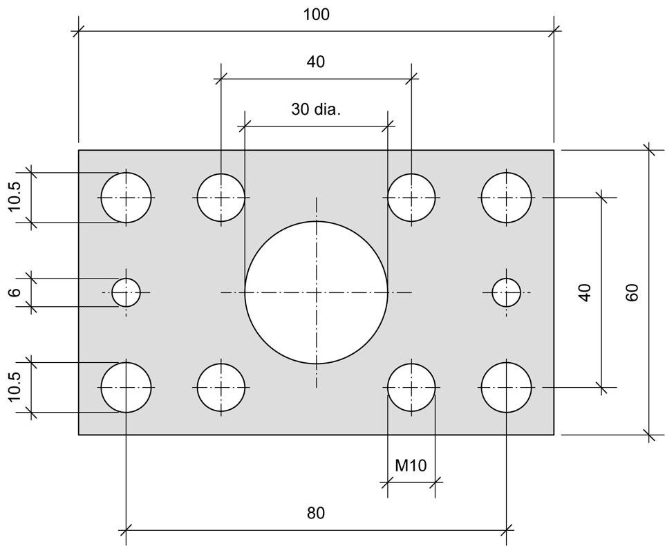 PL0 mounting plate