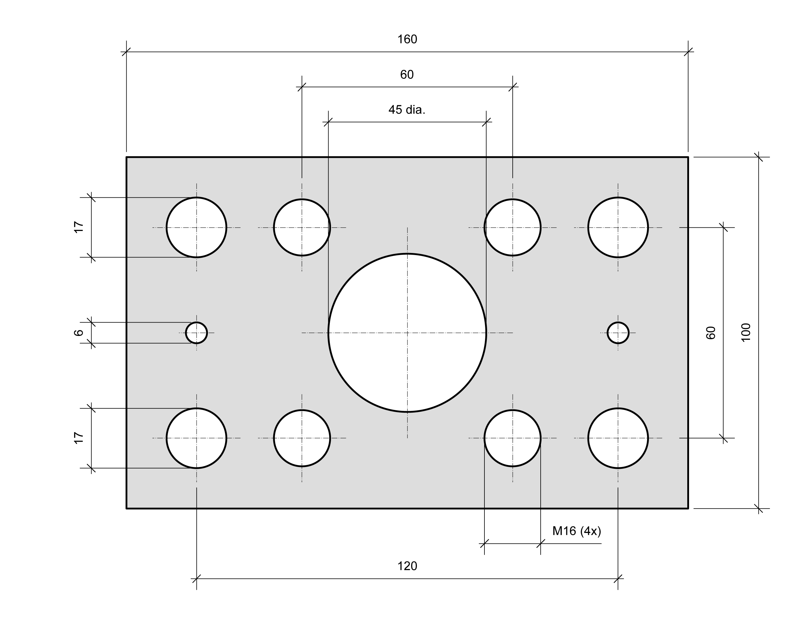 Plate PL3-1 for combined roller bearings