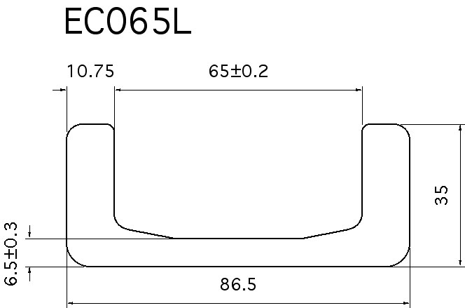 ec065l precision steel rail (PR0NB)