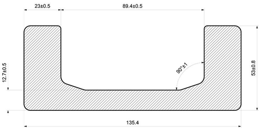 2811 hot rolled steel channel