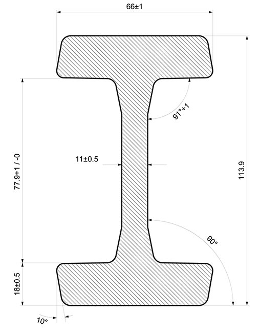 3019 i h steel section for combined roller bearings